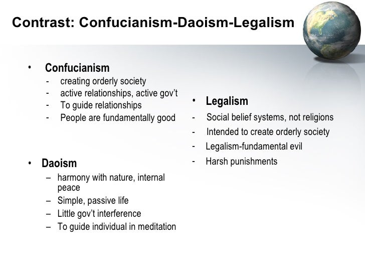 confucianism and legalism similarities